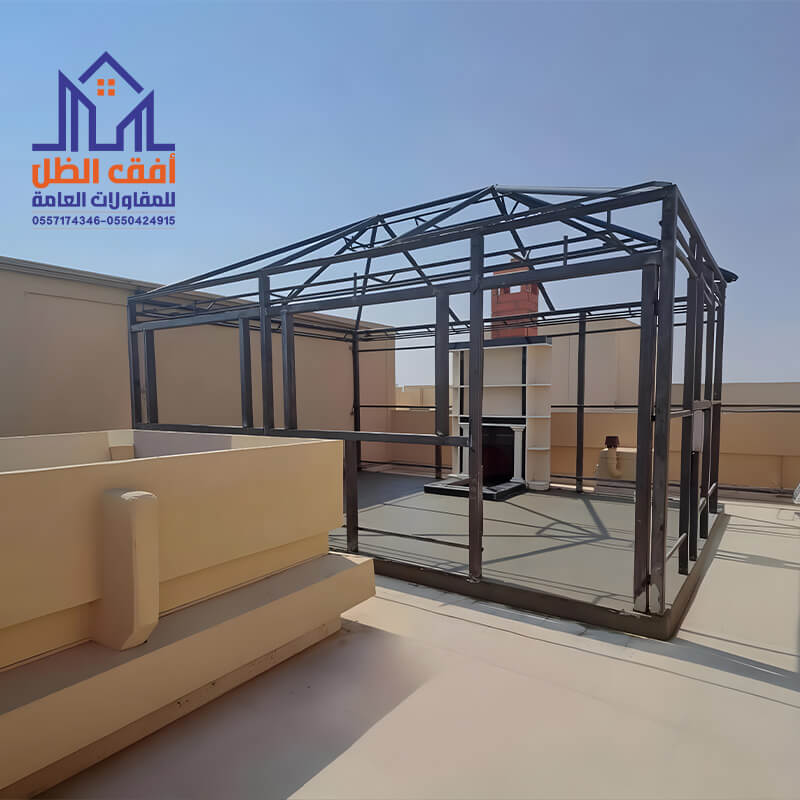 تنفيذ خيام ملكية وبيوت شعر بالرياض من مؤسسة مظلات وسواتر أفق الظل