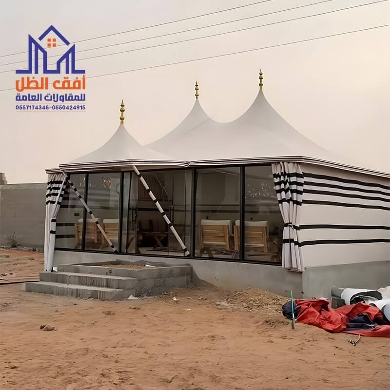 خيام ملكية بالرياض مؤسسة مظلات وسواتر أفق الظل