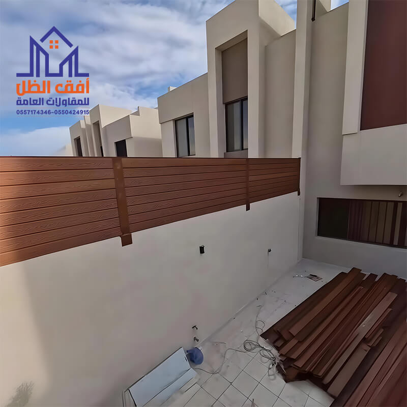 سواتر خشبية الرياض مؤسسة مظلات وسواتر أفق الظل