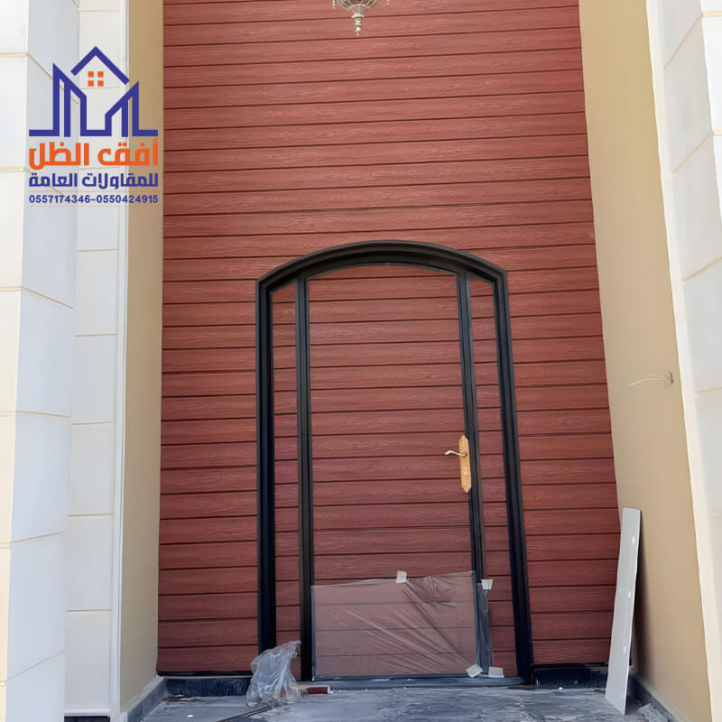 تركيب أبواب بديل الخشب