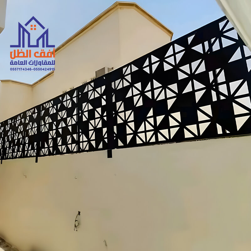 تركيب ساتر حوش قص ليزر