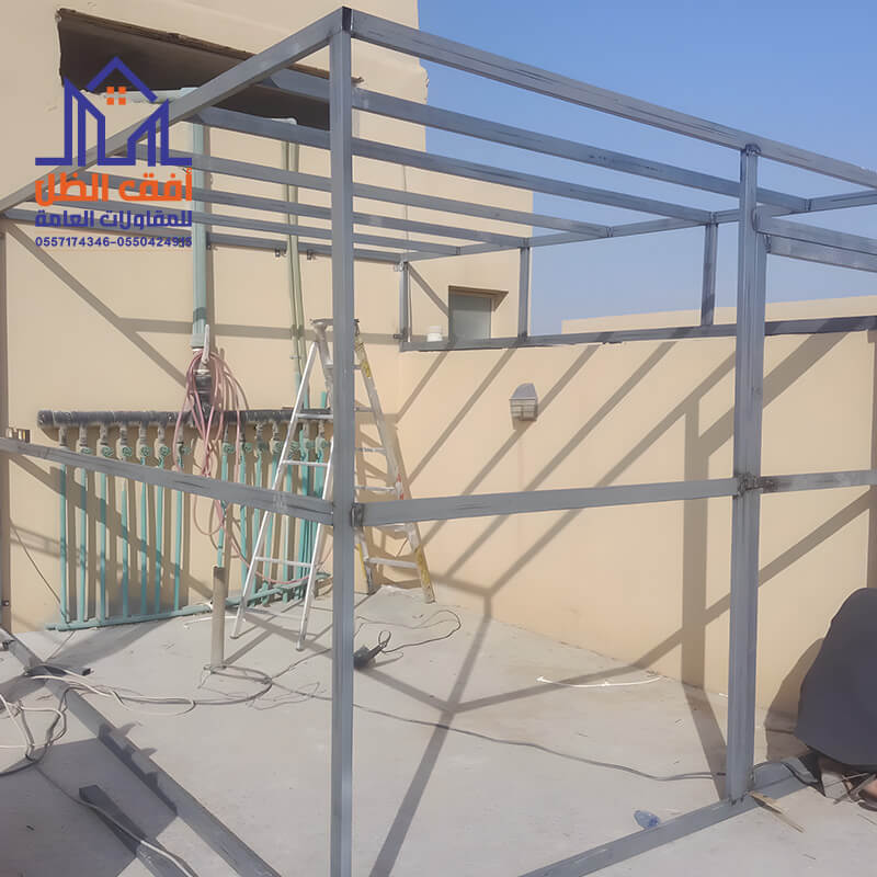 حداد مظلات شينكو مؤسسة مظلات وسواتر أفق الظل