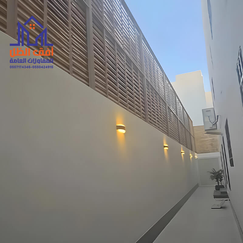 سواتر بلاستيك الرياض مظلات وسواتر أفق الظل سواتر احواش