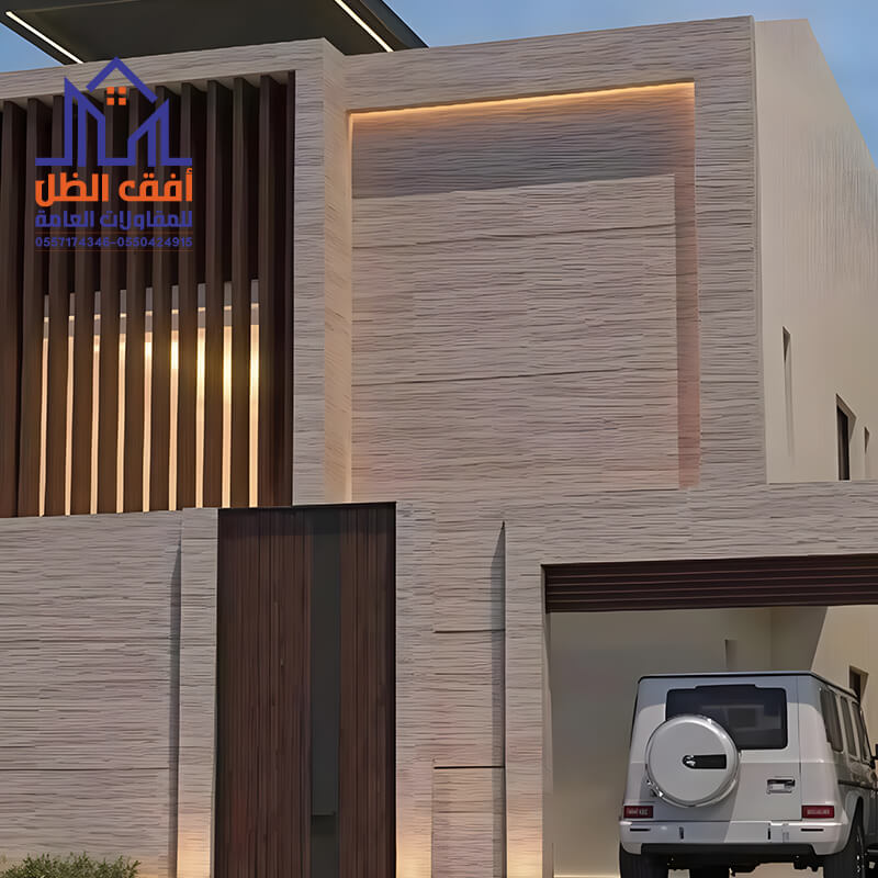 تصميم واجهات فلل فاخرة