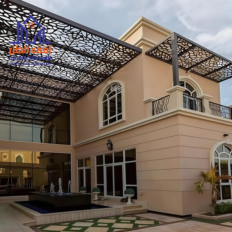 مظلات قص ليزر للبلكونات والاحواش بالرياض