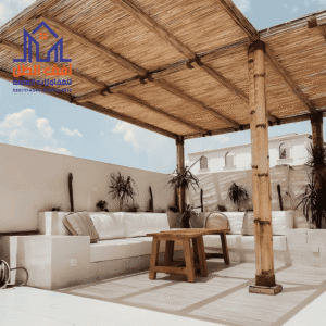 مظلات خيزران الرياض مؤسسة أفق الظل