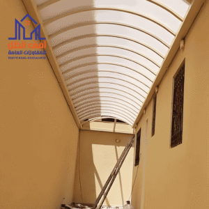 تركيب مظلات ممرات الرياض مؤسسة أفق الظل