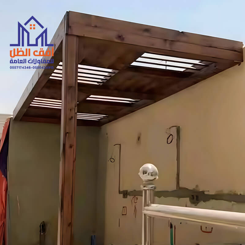 أفضل تصاميم مظلات خشبية في الرياض